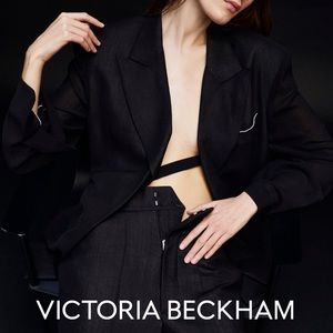 Victoria Beckham open-back single-breasted blazer